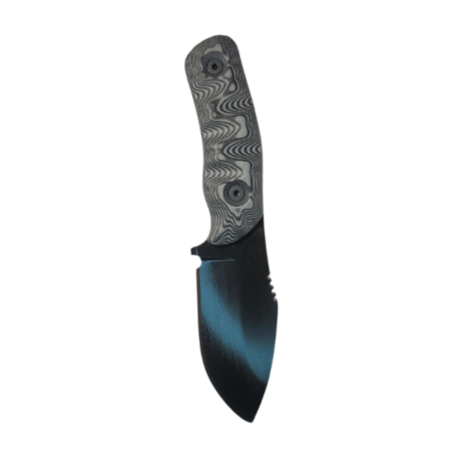 The Scar (Black with Black and Gray G10)
