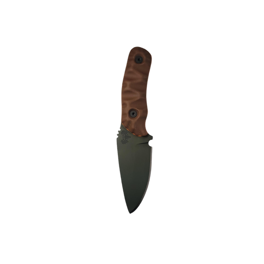 The Felon (OD Green with Caramel Brown G10 & Orange Spacer)