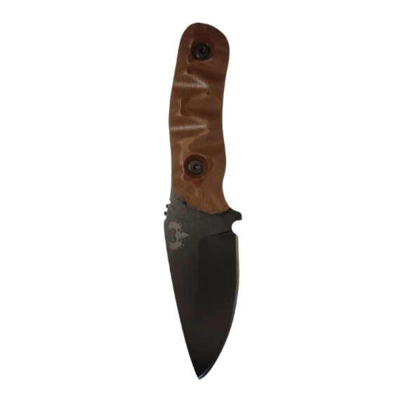 The Felon (Armor Black with Camel G10 & White Spacer)